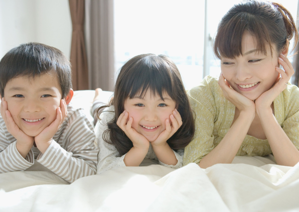 穏やかな家族
