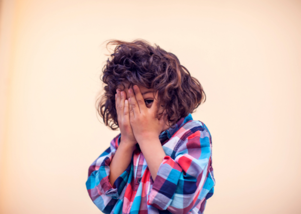 シャイな子ども